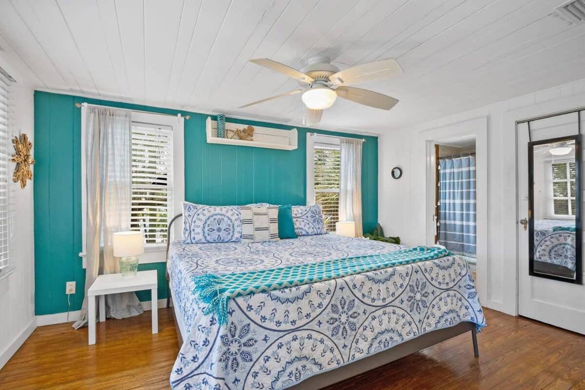 Marvelous Mermaid Bungalow, Dog-Friendly Upstairs Apt In Prime Vilano Beach St. Augustine Exterior photo