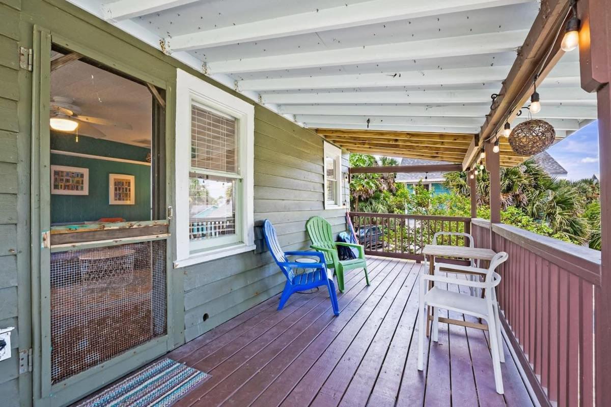 Marvelous Mermaid Bungalow, Dog-Friendly Upstairs Apt In Prime Vilano Beach St. Augustine Exterior photo