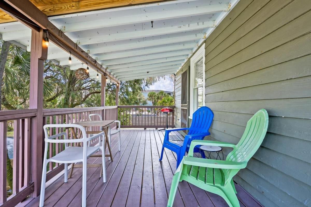 Marvelous Mermaid Bungalow, Dog-Friendly Upstairs Apt In Prime Vilano Beach St. Augustine Exterior photo