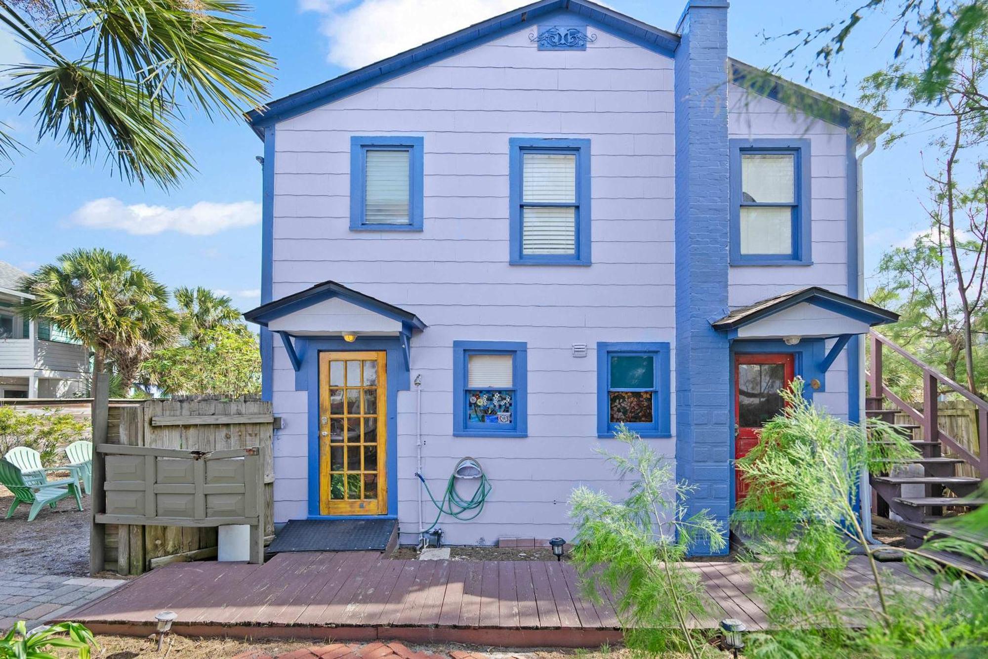 Marvelous Mermaid Bungalow, Dog-Friendly Upstairs Apt In Prime Vilano Beach St. Augustine Exterior photo