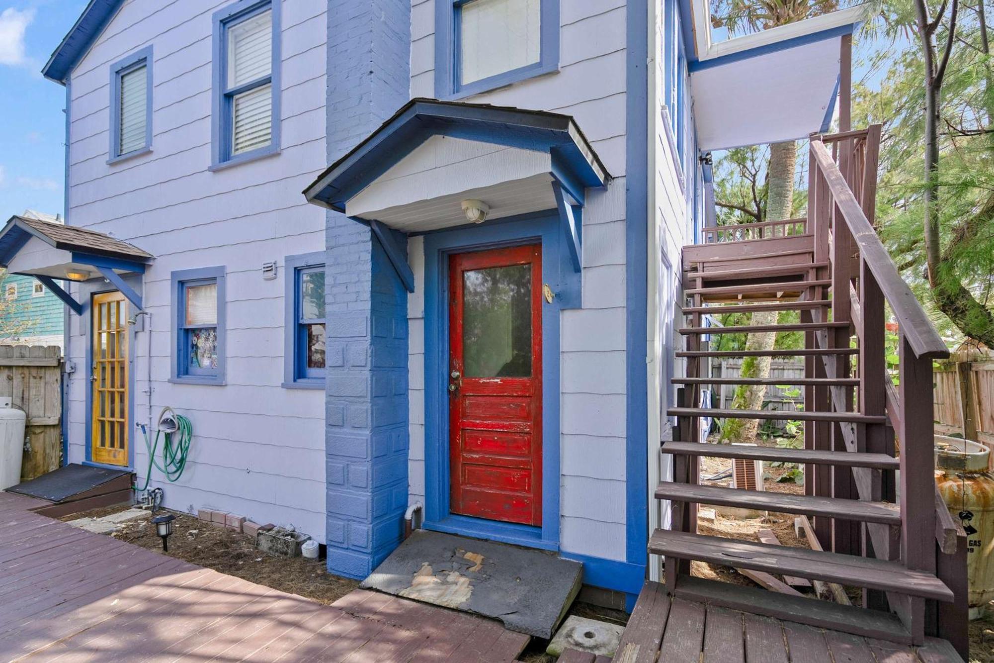 Marvelous Mermaid Bungalow, Dog-Friendly Upstairs Apt In Prime Vilano Beach St. Augustine Exterior photo